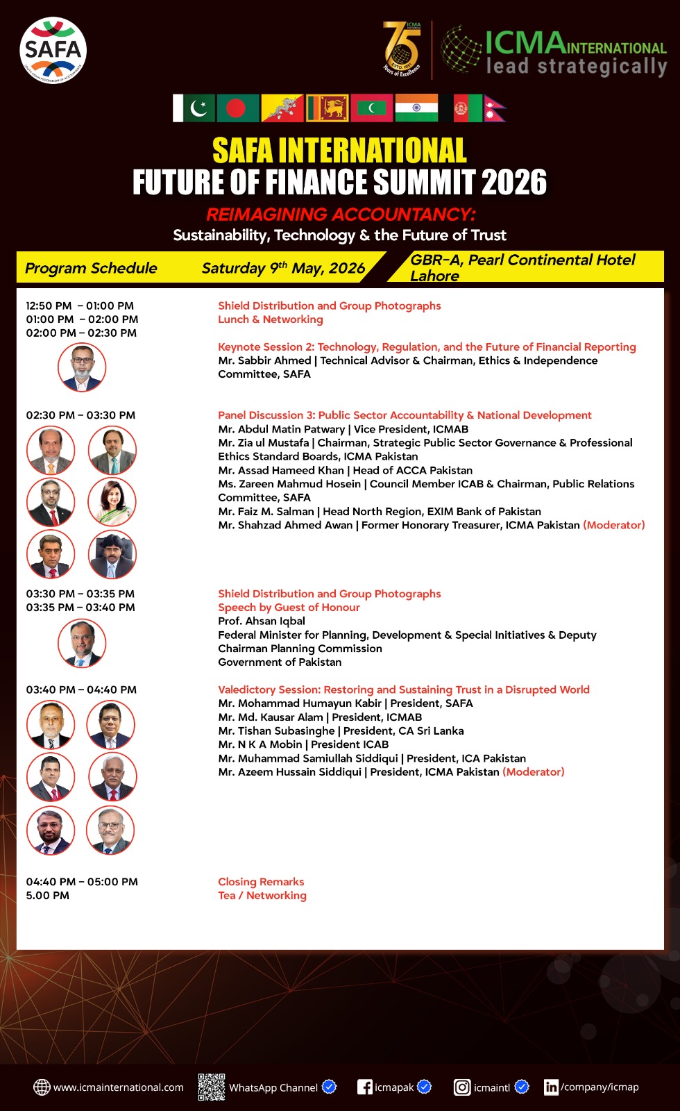 Day 2 Schedule Part 2 - 09 May 2026